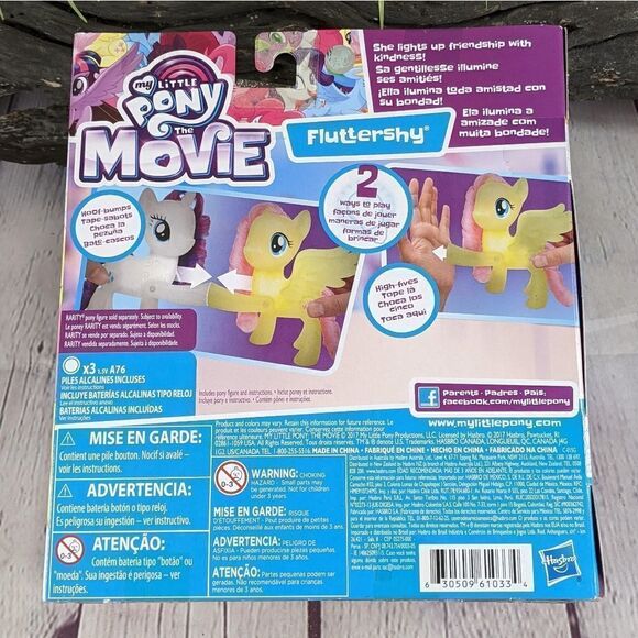 My Little Pony The Movie Fluttershy Shining Friends Light Up Figure - Picture 3 of 7